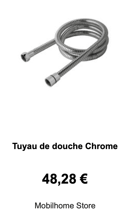 Tuyau de douche