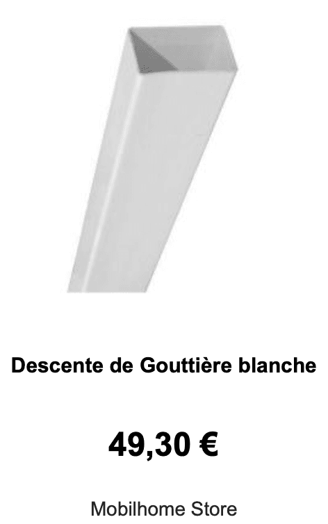 Descente de gouttiere